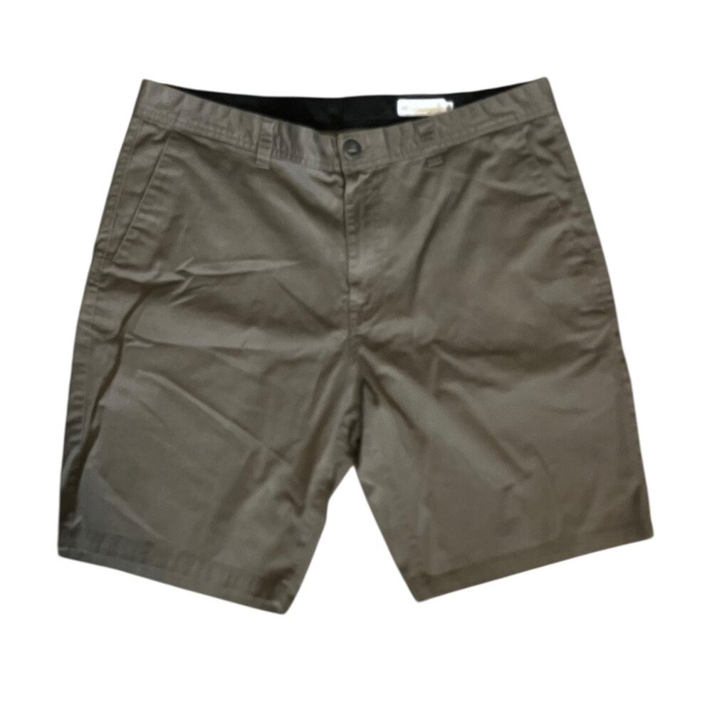 Volcom Repreve Chino Shorts Khaki Size 40 Men’s Casual Stretch Walk Shorts